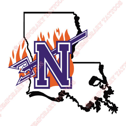 Northwestern State Demons Customize Temporary Tattoos Stickers NO.5693